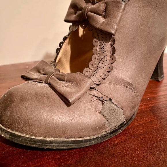 ModCloth 70s style ankle boots size 8 - Picture 8 of 12